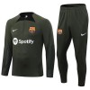 Tréninkový Mikina Soupravy FC Barcelona Quarter Zip 2023-24 Zelená pro Muži